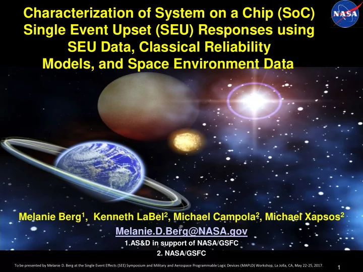 characterization of system on a chip soc single event