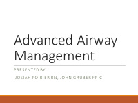 advanced airway management