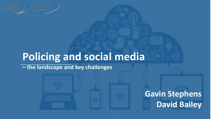 policing and social media