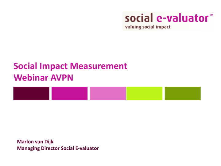 social impact measurement