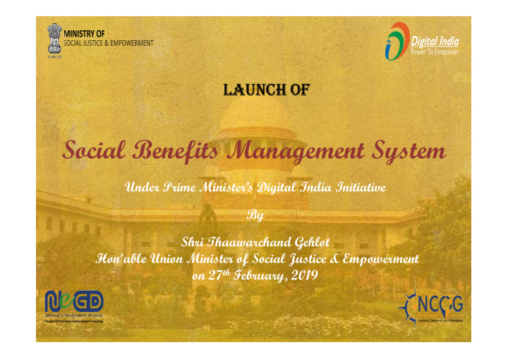 social benefits management system