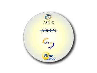 Responsible Distribution  of Internet Numbering Resources  over the Years  Prepared by  Regional