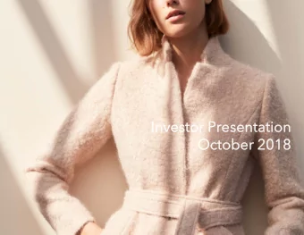 Investor Presentation  Investor Presentation  October 2018  October 2018  2  Forward-looking