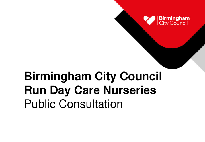 birmingham city council run day care nurseries public