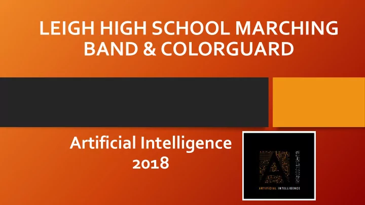 leigh high school marching band colorguard