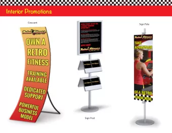Interior Promotions  Crescent  Sign Pole  Sign Post  Interior Promotions  Triangle Tower  Counter