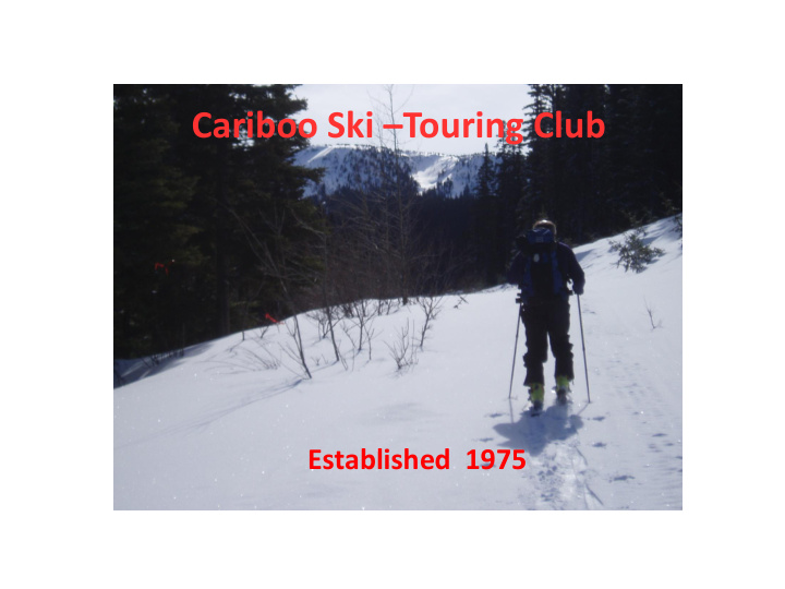 cariboo ski touring club