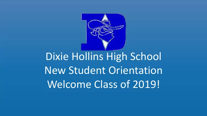 dixie hollins high school