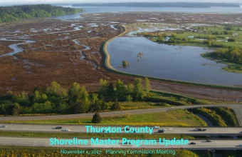 Thurston County  Shoreline Master Program Update  November 1, 2017  Planning Commission Meeting