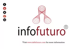 Visit www.infofuturo.com for more information  Index  Company.....................................