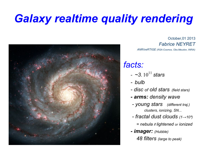 galaxy realtime quality rendering