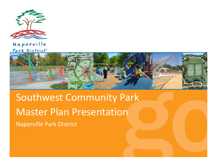 southwest community park master plan presentation