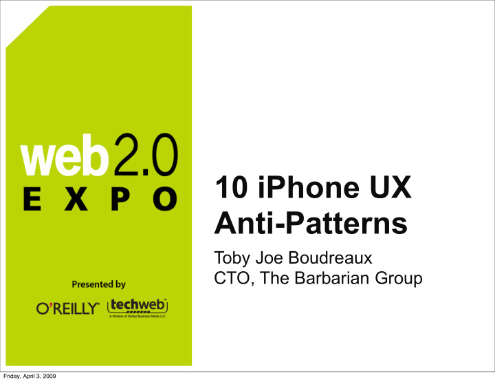 10 iphone ux anti patterns