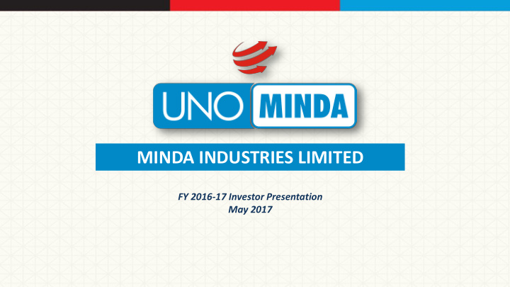 minda industries limited