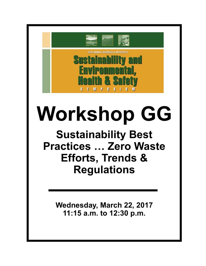 workshop gg