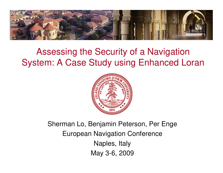 assessing the security of a navigation system a case