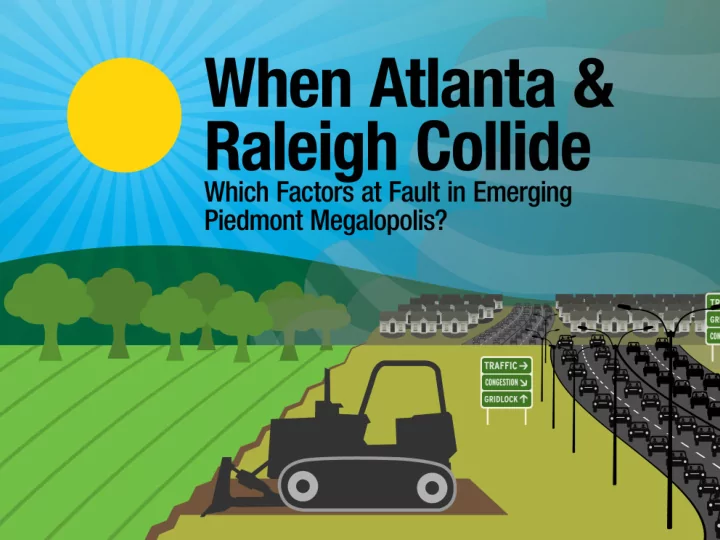 southeast could become an overdeveloped megalopolis in
