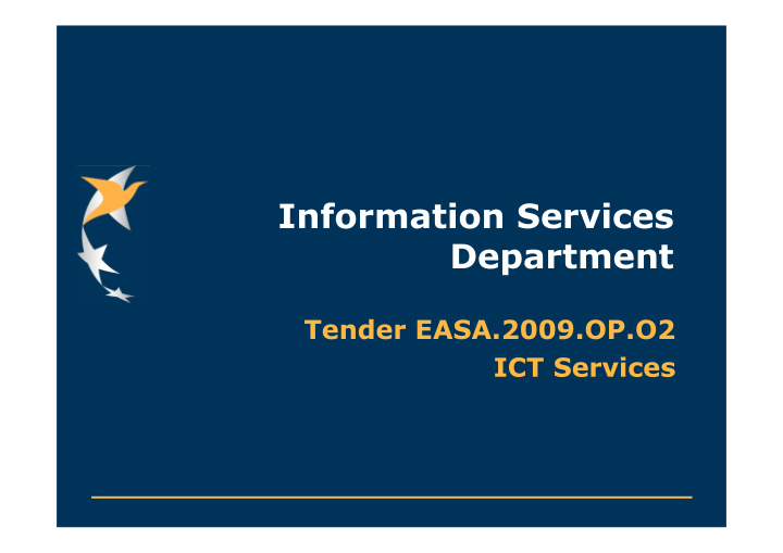 information services department