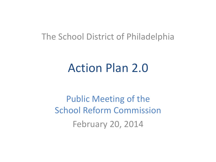 action plan 2 0