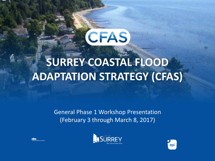 surrey coastal flood adaptation strategy cfas