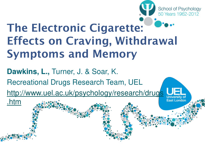 the electronic cigarette effects on craving withdrawal