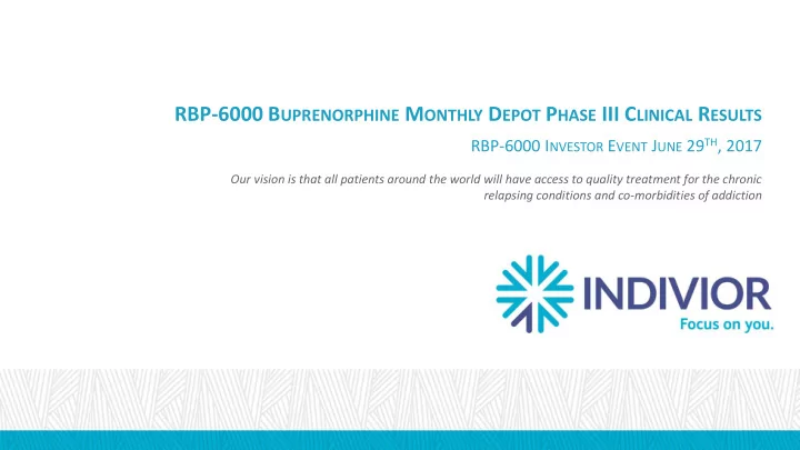 our vision