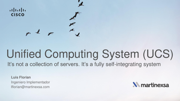 unified computing system ucs