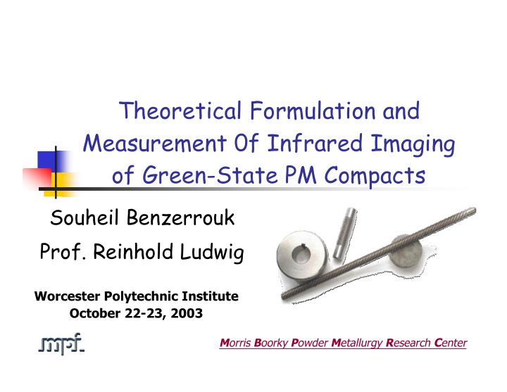 theoretical formulation and measurement 0f infrared