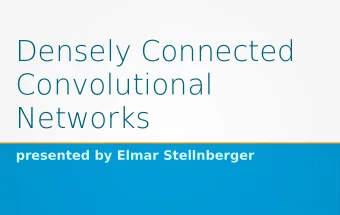 Densely Connected  Convolutional  Networks  presented by Elmar Stellnberger  a 5-layer dense block,