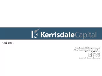 Once one of our largest long positions  Today, we discuss a short idea on a company that was