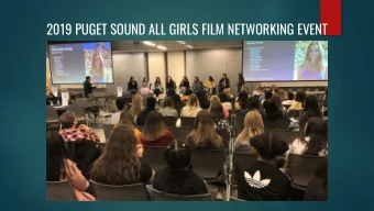 2019 PUGET SOUND ALL GIRLS FILM NETWORKING EVENT  2014 NW Film Forum  2019 Microsoft  Microsoft