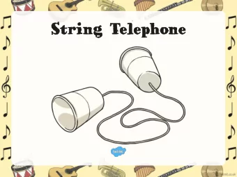 String  g Telepho  hone  ne