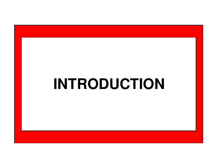 introduction unit objectives