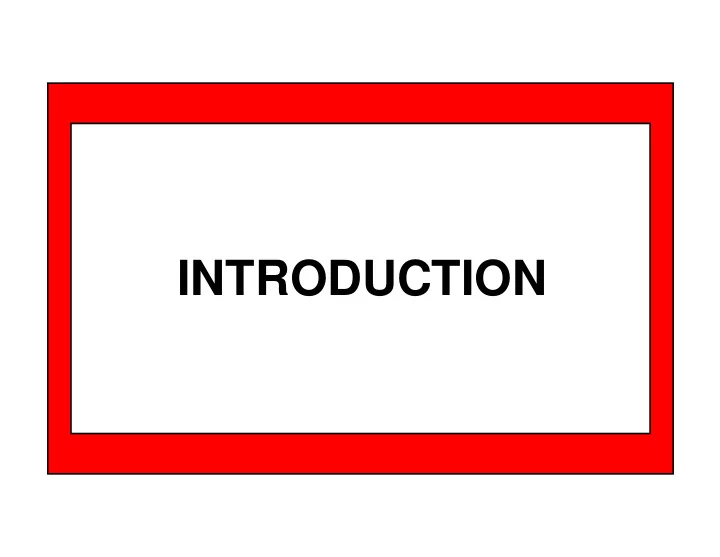 introduction unit objectives