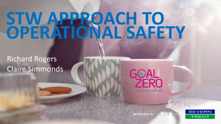 stw approach to operational safety