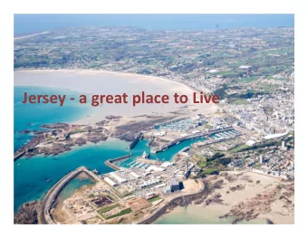 Jersey  a great place to Live CURRENT STATUS Video  http://vimeo.com/74357537 Sewerage