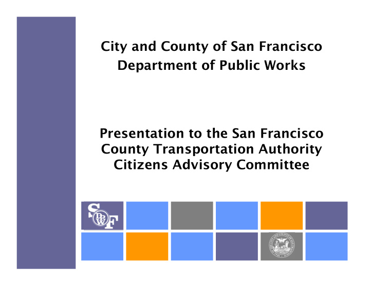 city and county of san francisco department of public