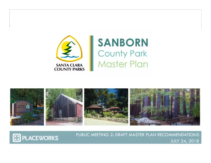 county park master plan