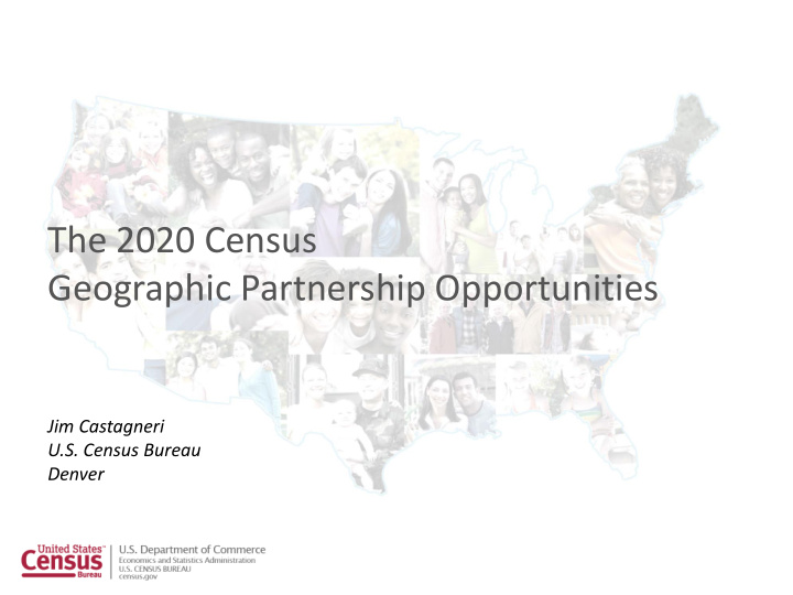 the 2020 census geographic partnership opportunities