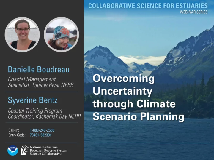 overcoming uncertainty with climate scenario planning