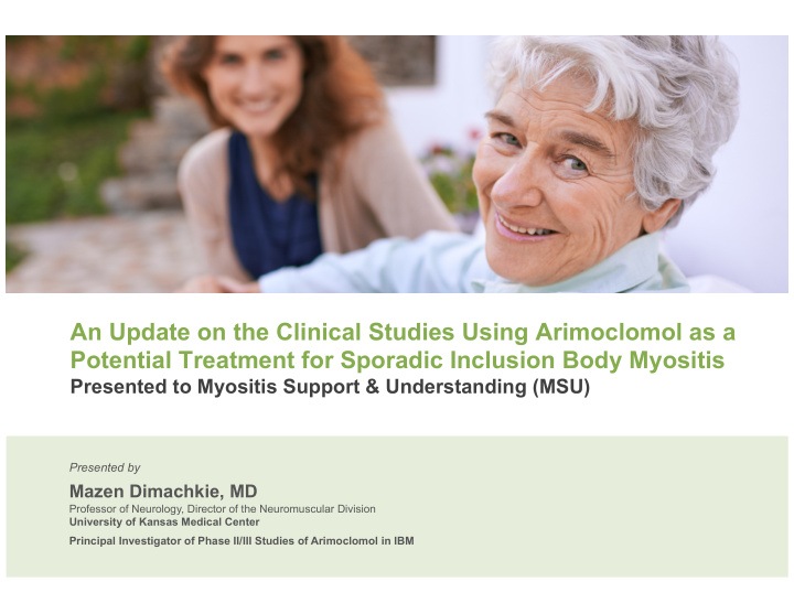 an update on the clinical studies using arimoclomol as a