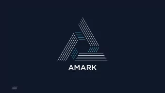 AMARK  Executive Summary  An attention-based marketing ecosystem that employs blockchain &amp;