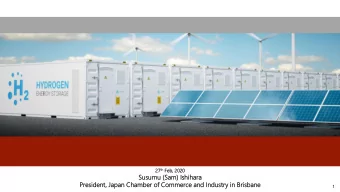 Susu  sumu  mu (Sam  am)  ) Ish  shihara  ara  Pres  esiden  ident,  t, Japan  apan Cham  amber