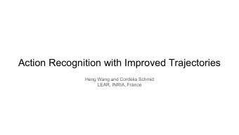 Action Recognition with Improved Trajectories  Heng Wang and Cordelia Schmid  LEAR, INRIA, France