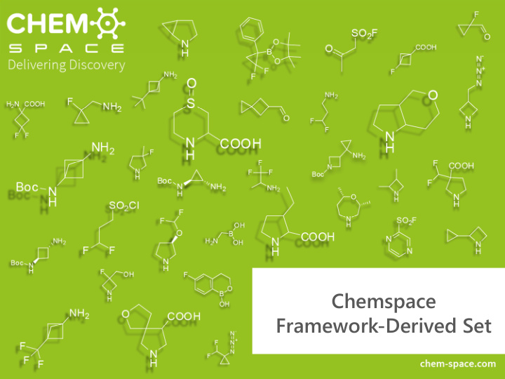 chemspace framework derived set description
