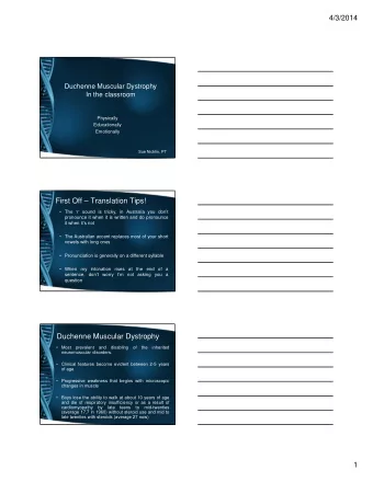 First Off  Translation Tips!   The r sound is tricky, in Australia you dont