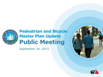 Public Meeting  September 24, 2015  Agenda  7:00  Stations  7:30  Presentation  8:30  Stations /