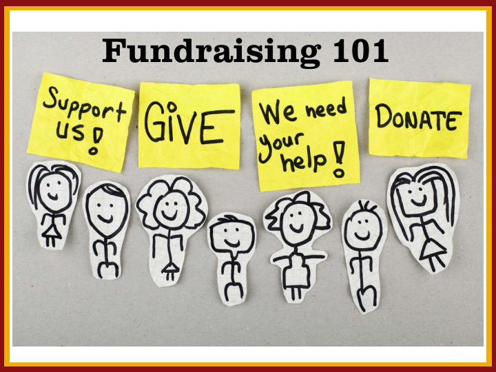 fundraising 101 fundraising class agenda