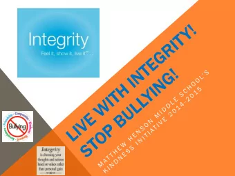 OUR PHILOSOPHY  The Matthe  hew  w Henson  on Middle  e Schoo  ool  l philos  osop  ophy center