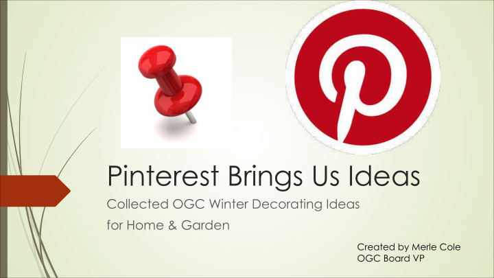 pinterest brings us ideas